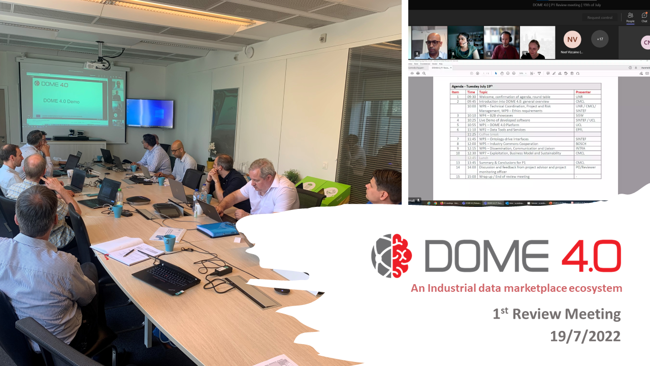 DOME 4.0: 1st Review Meeting